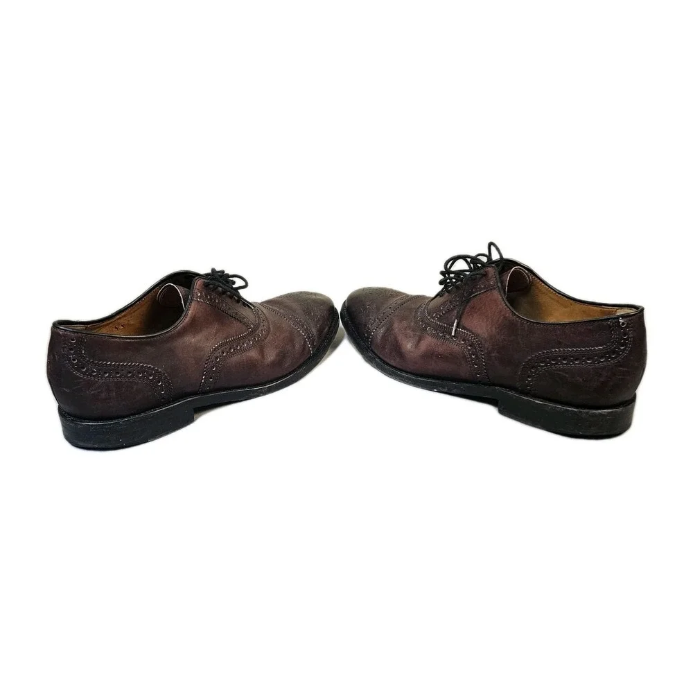 Cole Haan‎ American Classics Brown Leather Cap Toe Oxford Shoes Mens 9.5 E Wide